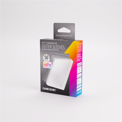 GameGenic OUTER SLEEVES Matte Standard Size (100 stuks)