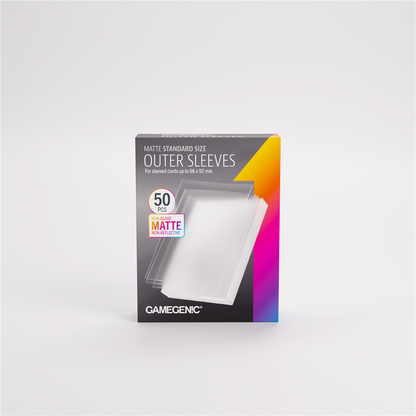 GameGenic OUTER SLEEVES Matte Standard Size (100 stuks)