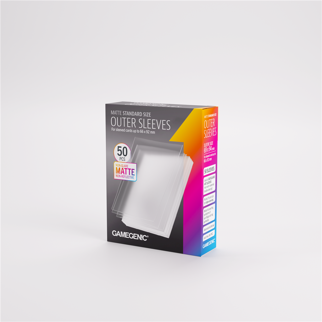 GameGenic OUTER SLEEVES Matte Standard Size (100 stuks)