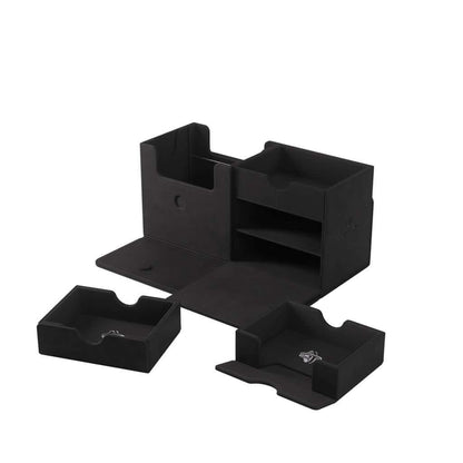 Accessoires The Academic 133+ XL, the box that broke all records, can hold 133+ double-sleeved cards in extra Thick Inner Sleeves* plus accessories. Numerous members of the community have requested a cleaner version of the box, without the Tolarian logos,
