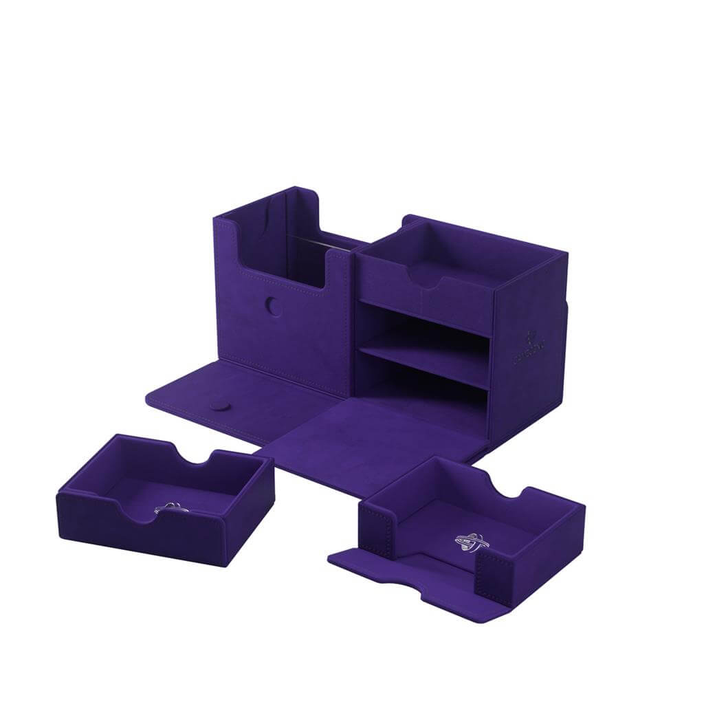 Accessoires The Academic 133+ XL, the box that broke all records, can hold 133+ double-sleeved cards in extra Thick Inner Sleeves* plus accessories. Numerous members of the community have requested a cleaner version of the box, without the Tolarian logos,
