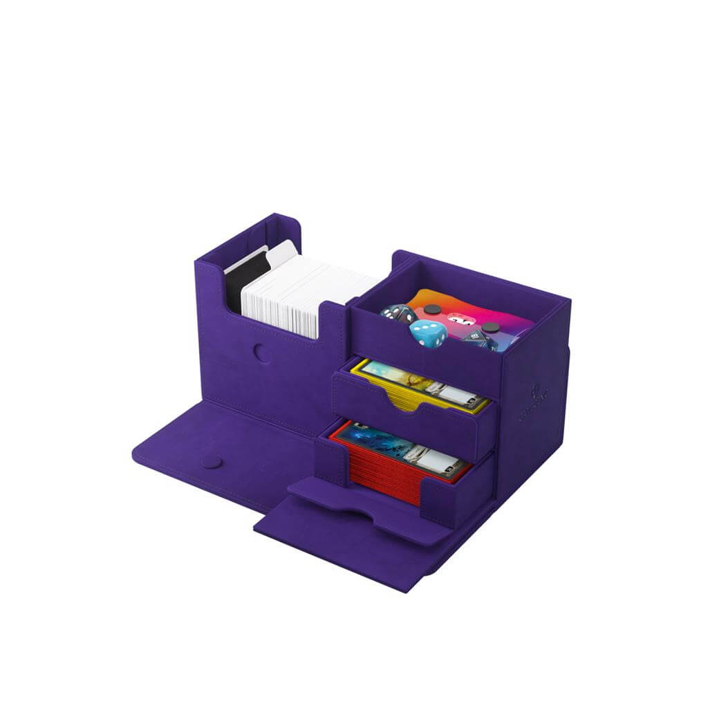 Accessoires The Academic 133+ XL, the box that broke all records, can hold 133+ double-sleeved cards in extra Thick Inner Sleeves* plus accessories. Numerous members of the community have requested a cleaner version of the box, without the Tolarian logos,