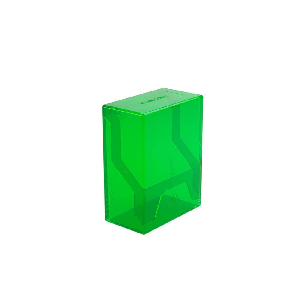 Accessoires The Bastion 50+ is a very compact and rock-solid deck box to safely protect 50+ double-sleeved cards in Closable Inner Sleeves. It is ideal for decks with 55+ double-sleeved cards in standard inner sleeves. Due to translucent materials and sma