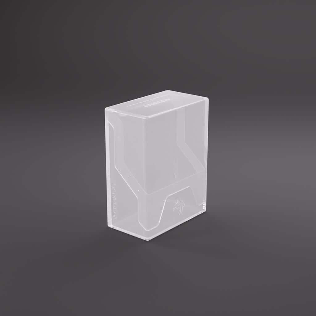 Accessoires The Bastion 50+ is a very compact and rock-solid deck box to safely protect 50+ double-sleeved cards in Closable Inner Sleeves. It is ideal for decks with 55+ double-sleeved cards in standard inner sleeves. Due to translucent materials and sma