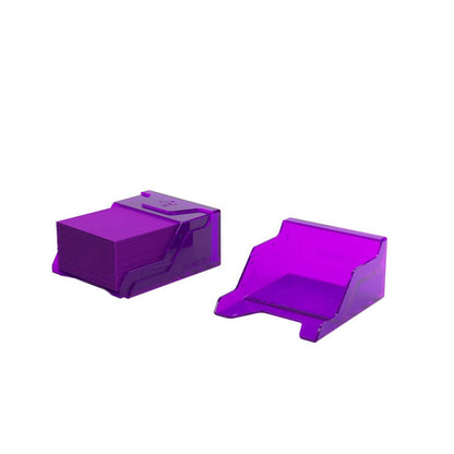 Accessoires The Bastion 50+ is a very compact and rock-solid deck box to safely protect 50+ double-sleeved cards in Closable Inner Sleeves. It is ideal for decks with 55+ double-sleeved cards in standard inner sleeves. Due to translucent materials and sma