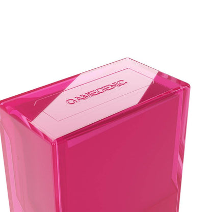 Accessoires The Bastion 50+ is a very compact and rock-solid deck box to safely protect 50+ double-sleeved cards in Closable Inner Sleeves. It is ideal for decks with 55+ double-sleeved cards in standard inner sleeves. Due to translucent materials and sma