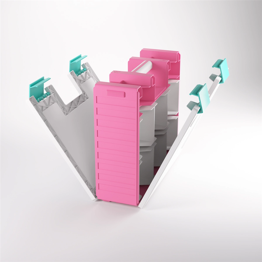 Château de jeu rose/blanc/turquoise