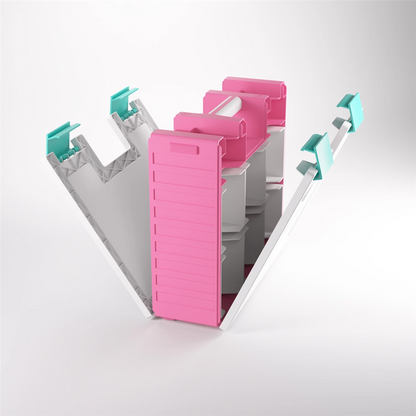 Château de jeu rose/blanc/turquoise