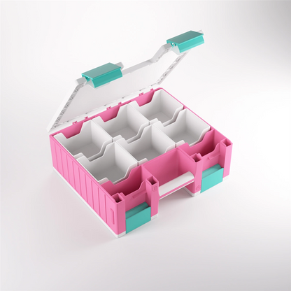 Château de jeu rose/blanc/turquoise