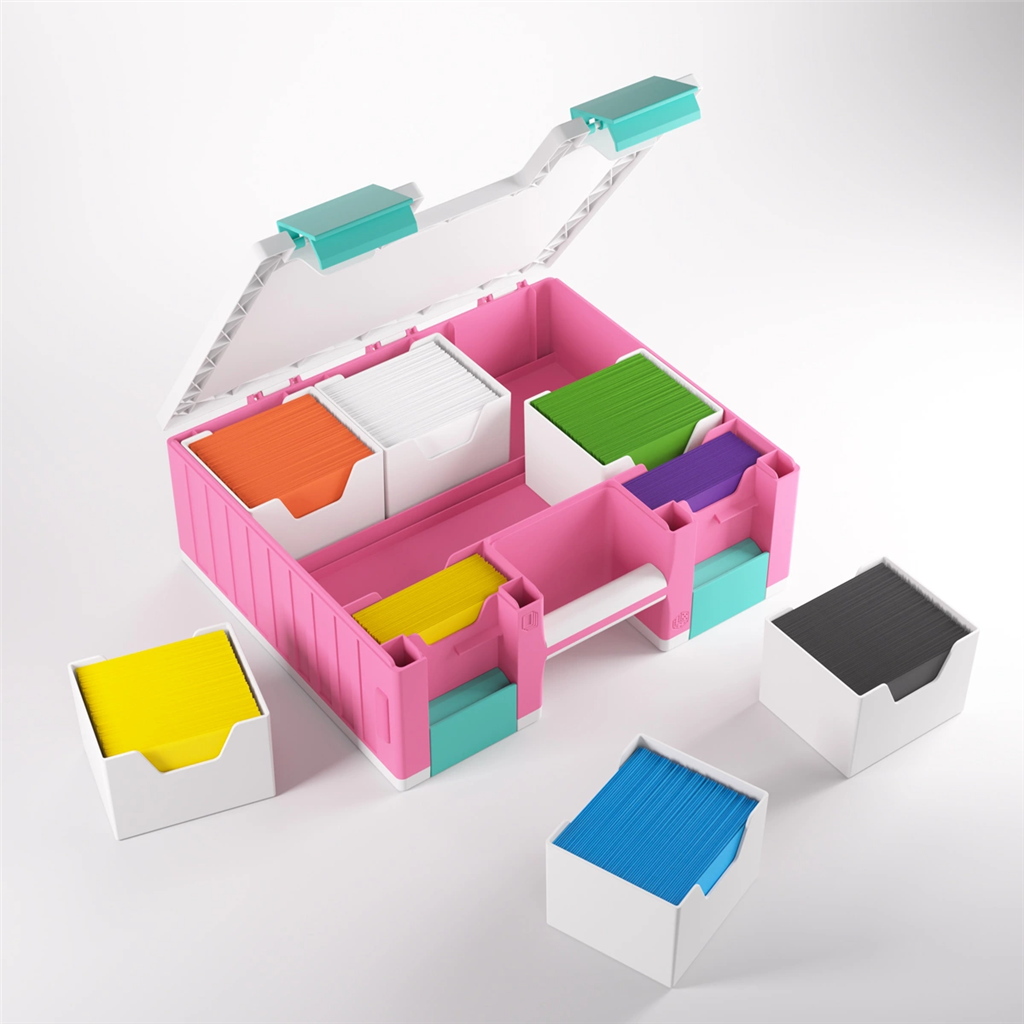 Château de jeu rose/blanc/turquoise