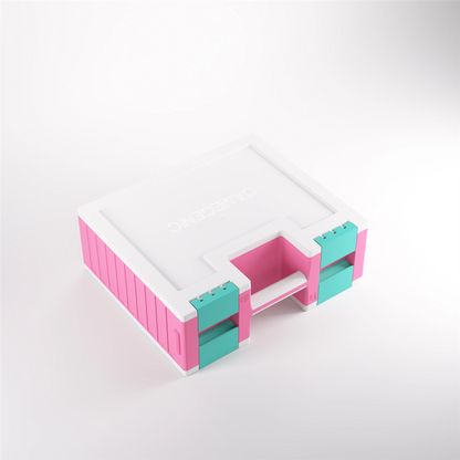 Château de jeu rose/blanc/turquoise