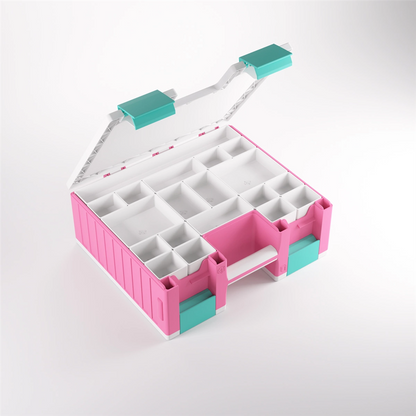 Château de jeu rose/blanc/turquoise