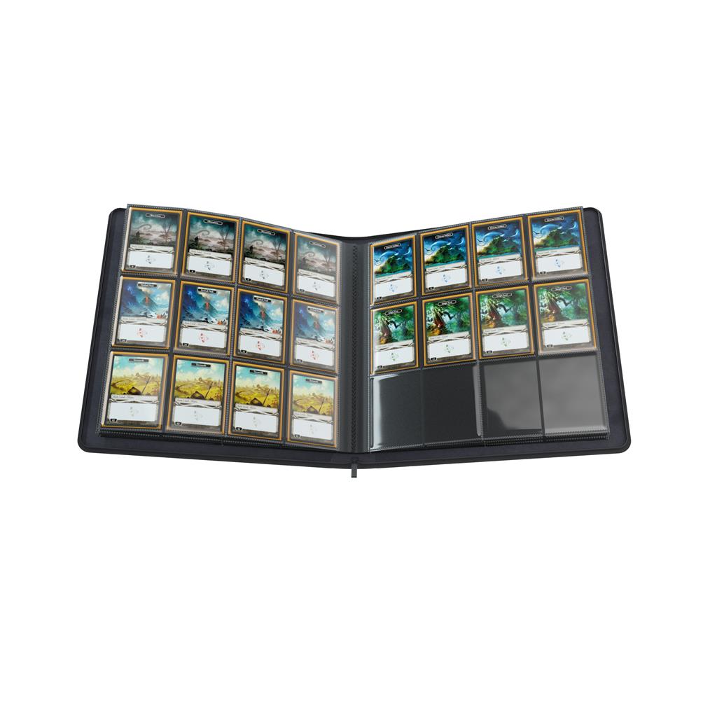 GameGenic PORTFOLIO Zip-Up Album 24-Pocket Black