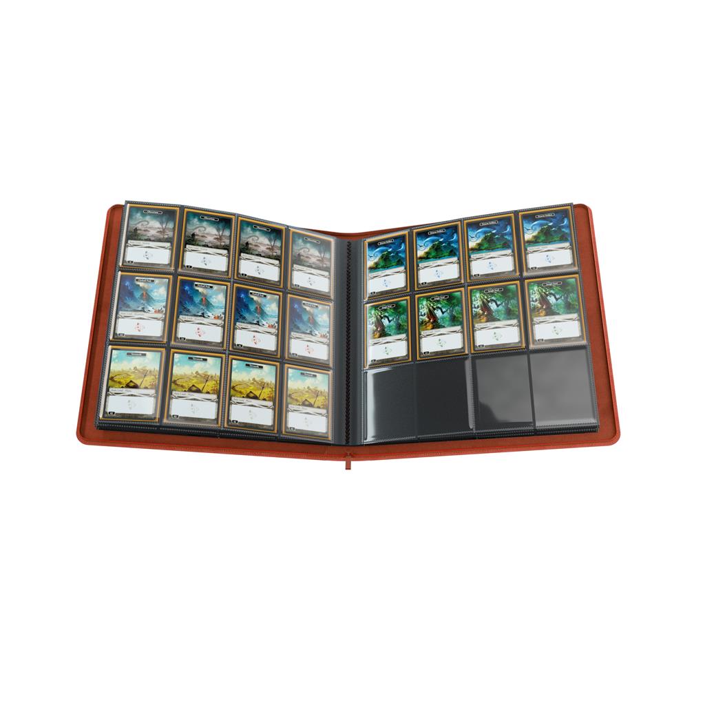 Accessoires Dit rode Zip-Up album is met een rits te openen en sluiten en is voorzien van 20 sideloading 24-Pocket pagina's voor een totale capaciteit van 480 kaarten (zelfs met dubbele sleeves).