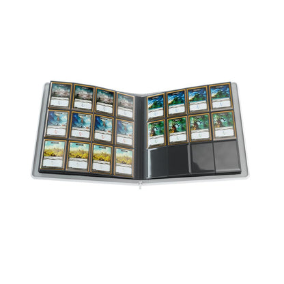 Accessoires Dit witte Zip-Up album is met een rits te openen en sluiten en is voorzien van 20 sideloading 24-Pocket pagina's voor een totale capaciteit van 480 kaarten (zelfs met dubbele sleeves).