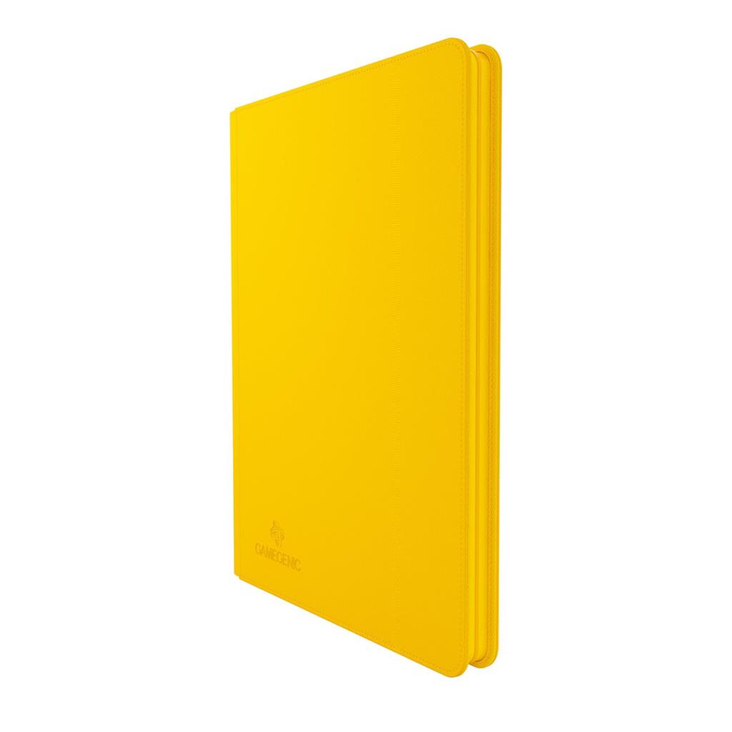 GameGenic Classeur Portfolio à fermeture Éclair 18 Poches Jaune