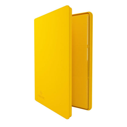 GameGenic Classeur Portfolio à fermeture Éclair 18 Poches Jaune