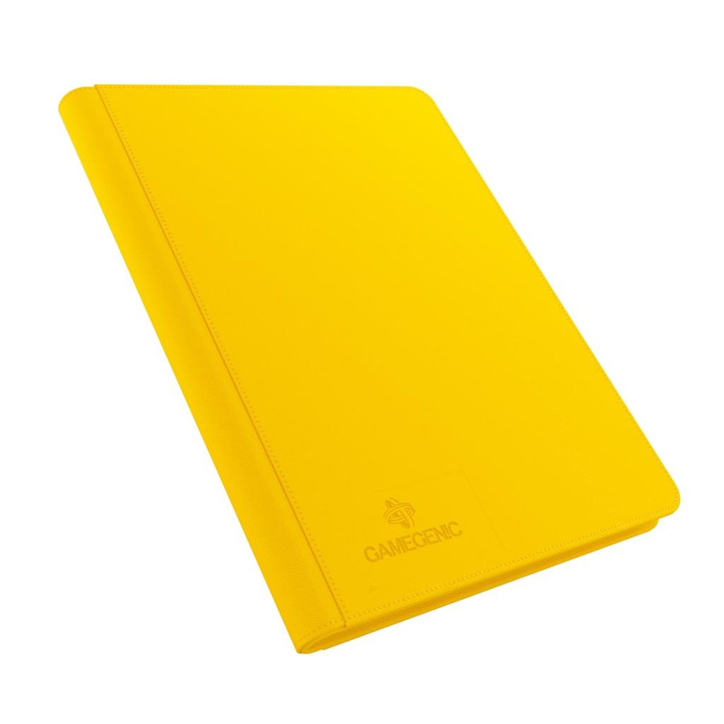 GameGenic Classeur Portfolio à fermeture Éclair 18 Poches Jaune
