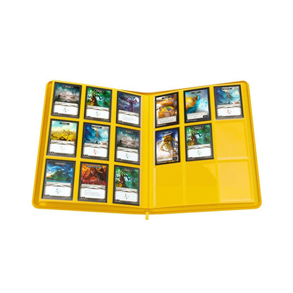GameGenic Classeur Portfolio à fermeture Éclair 18 Poches Jaune