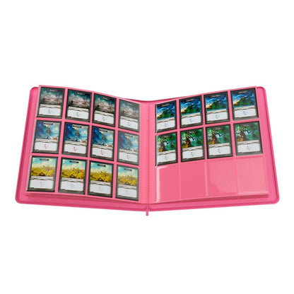 GameGenic CLASSEUR Zip-Up Portfolio 24 pochettes Rose