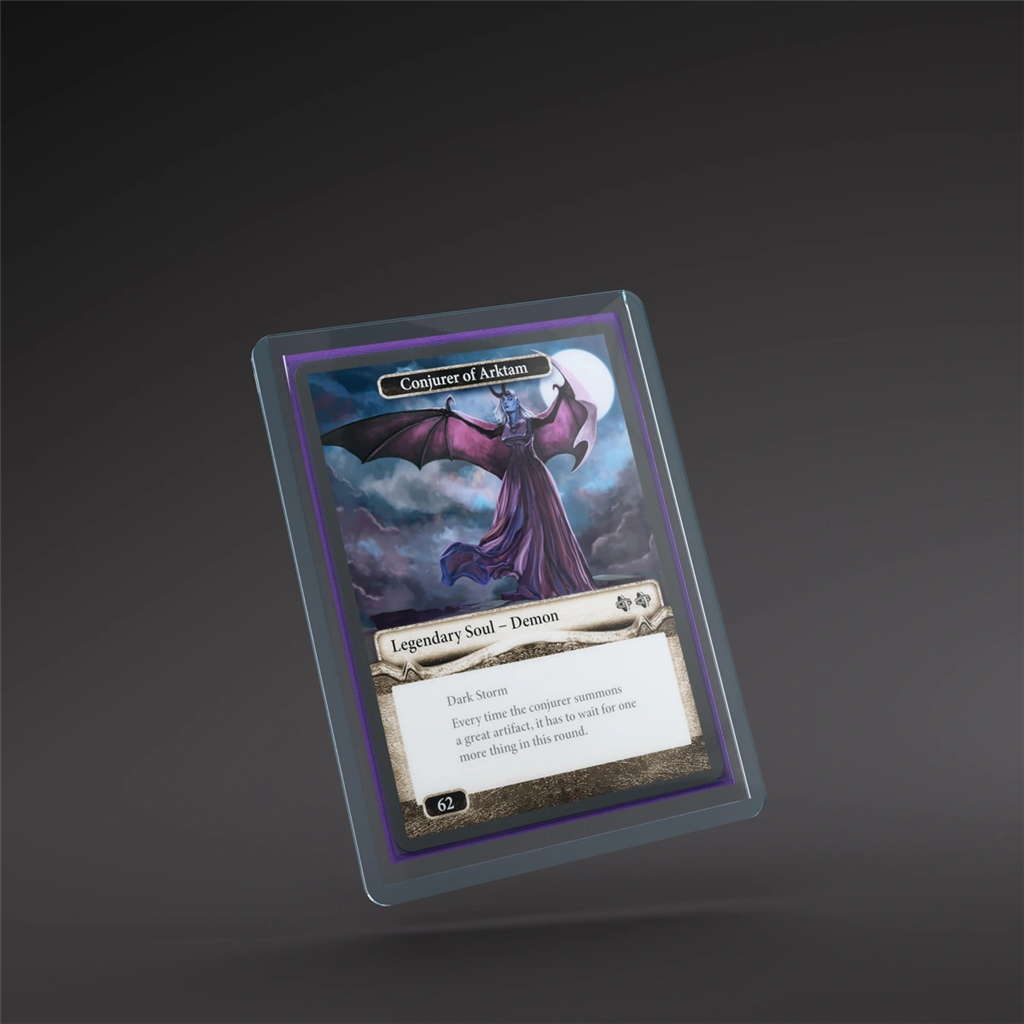 Accessoires Premium Toploading Exoshields 35ptMaximum protection for your most valuable cards!Our Gamegenic TOPLOADING EXOSHIELDS are high-quality, super clear premium toploading cases for standard-sized cards. Thick plastic encloses the card, keeps it cl