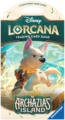 Lorcana Een Disney Lorcana Sleeved Booster Pack van Archazia’s Island.Ontdek de betoverende wereld van Disney Lorcana TCG met Archazia’s Island. Beleef strategisch spelplezier en duik in nieuwe avonturen vol magie en verbeelding.Elke sleeved booster pack