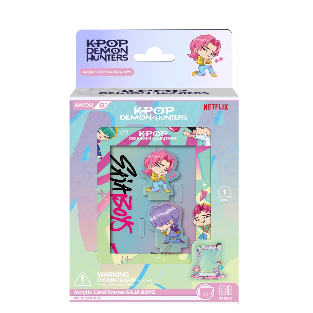 KPop Demon Hunters Acrylic Card Frame Saja Boys