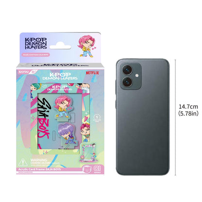KPop Demon Hunters Acrylic Card Frame Saja Boys
