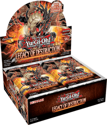 Yu-Gi-Oh Een nieuwe golf van legendarische kracht! De Legacy of Destruction Booster Box blaast klassieke Duels nieuw leven in en introduceert krachtige, nieuwe kaarten! Herbeleef het emotionele laatste Duel tussen Yugi Muto en Atem met vernieuwde versies