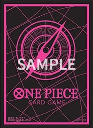 One Piece Official Sleeves 6 - Black & Pink