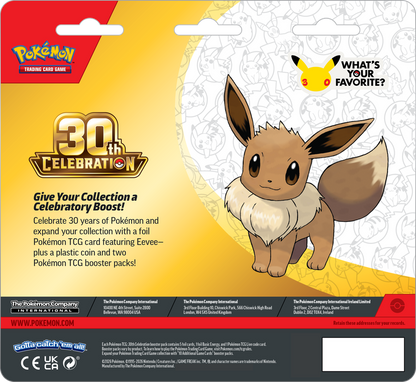 Pokémon TCG: 30th Celebration Eevee 2-Pack Blister
