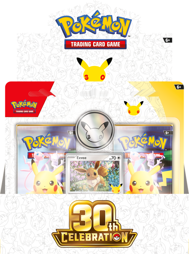 Pokémon TCG: 30th Celebration Eevee 2-Pack Blister