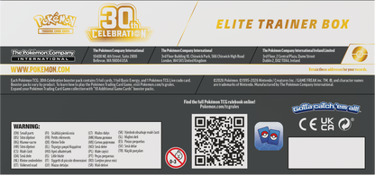Pokémon TCG: 30th Celebration Elite Trainer Box