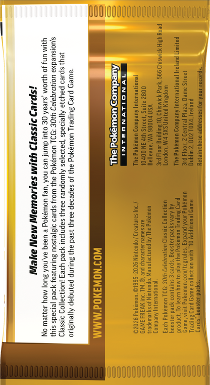 Pokémon TCG: 30th Celebration Booster Bundle