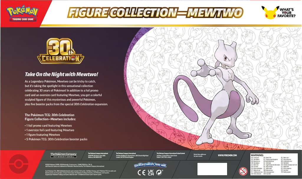 Pokémon TCG: 30th Celebration Figure Collection