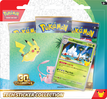 Pokémon TCG: 30th Celebration Tech Sticker Collection