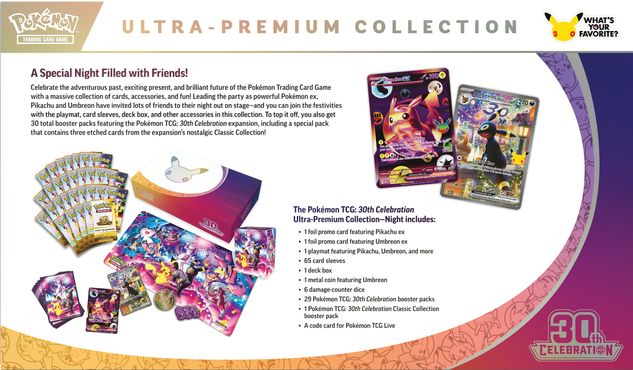 Pokémon TCG: 30th Celebration Ultra Premium Collection