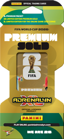 Adrenalyn XL FIFA World Cup 2026 Premium Gold Blister