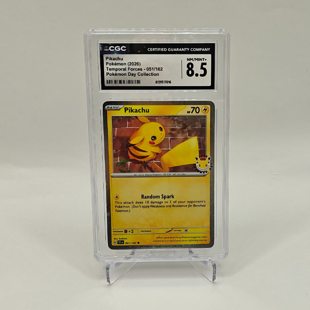 Pikachu - Pokémon Day Collection - 051/162 - CGC 8,5