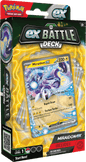 Pokémon De POK TCG May ex Battle Decks bevat: 1 set met 60 kaarten waarmee je direct aan de slag kunt 3 referentiekaarten 1 handleiding om snel te kunnen beginnen 1 single-player speelmat 1 set damage counters 1 munt 1 Deckbox 1 strategie overzicht 1 code