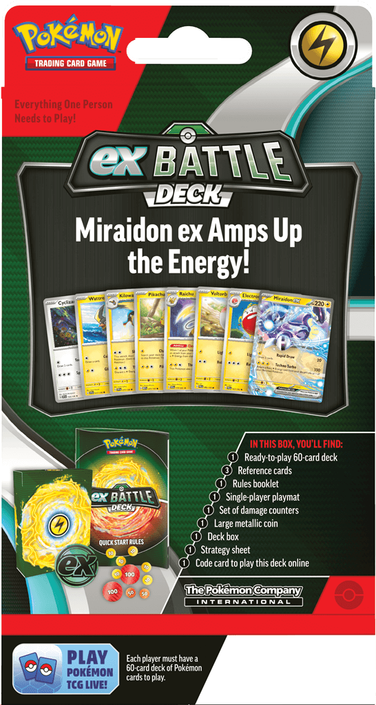 POK TCG ex Battle Decks Miraidon/Victini