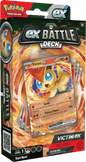 Pokémon De POK TCG May ex Battle Decks bevat: 1 set met 60 kaarten waarmee je direct aan de slag kunt 3 referentiekaarten 1 handleiding om snel te kunnen beginnen 1 single-player speelmat 1 set damage counters 1 munt 1 Deckbox 1 strategie overzicht 1 code