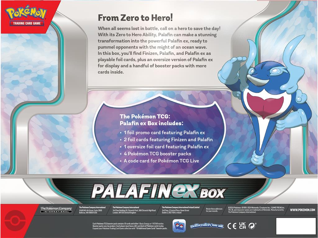 Pokémon TCG Palafin ex Box