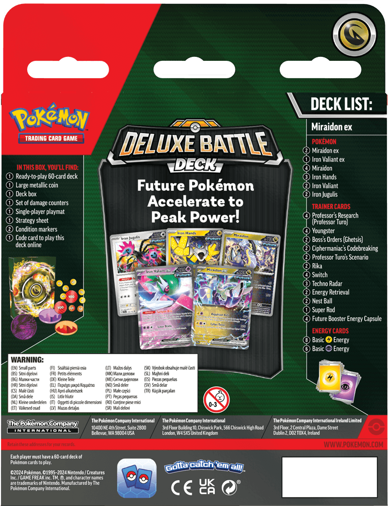 Pokémon Deluxe Battle Deck (Miraidon/Koraidon)