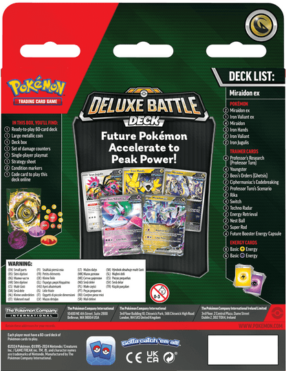 Pokémon Een luxe uitdaging voor je tegenstander!De nieuwe Pokémon TCG: Deluxe Battle Decks zijn een stap omhoog voor spelers die klaar zijn voor een uitdaging, met geavanceerdere strategieën en extra power kaarten. Elk deck van 60 kaarten bevat 3 foil kaa