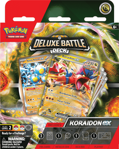 Pokémon Een luxe uitdaging voor je tegenstander!De nieuwe Pokémon TCG: Deluxe Battle Decks zijn een stap omhoog voor spelers die klaar zijn voor een uitdaging, met geavanceerdere strategieën en extra power kaarten. Elk deck van 60 kaarten bevat 3 foil kaa
