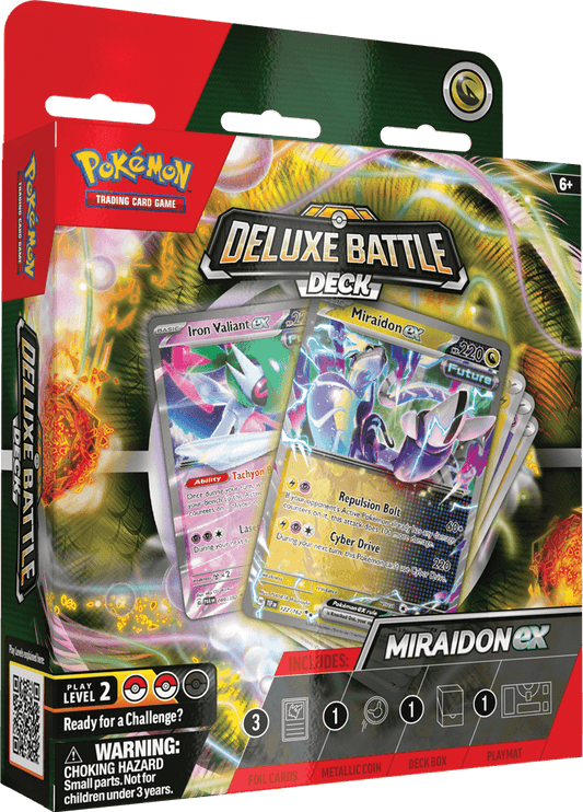 Pokémon Een luxe uitdaging voor je tegenstander!De nieuwe Pokémon TCG: Deluxe Battle Decks zijn een stap omhoog voor spelers die klaar zijn voor een uitdaging, met geavanceerdere strategieën en extra power kaarten. Elk deck van 60 kaarten bevat 3 foil kaa