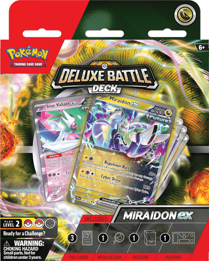 Pokémon Een luxe uitdaging voor je tegenstander!De nieuwe Pokémon TCG: Deluxe Battle Decks zijn een stap omhoog voor spelers die klaar zijn voor een uitdaging, met geavanceerdere strategieën en extra power kaarten. Elk deck van 60 kaarten bevat 3 foil kaa