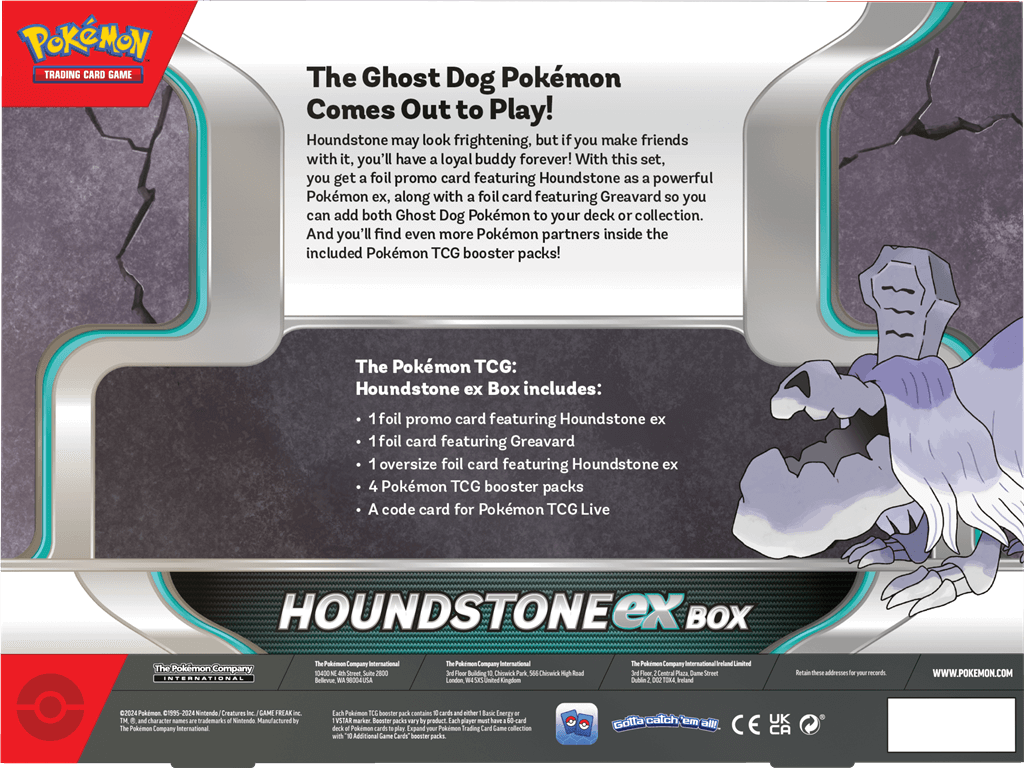 Pokémon TCG Houndstone ex Box