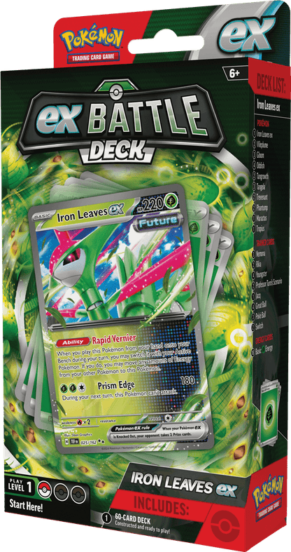 Pokémon Machtige Pokémon ex strijden voor de overwinning!Machtige Pokémon ex staan klaar om het slagveld op te stormen in de nieuwe Pokémon TCG: ex Battle Decks! Elk deck van 60 kaarten wordt geleid door een uitzonderlijke Pokémon ex en bevat alles wat je